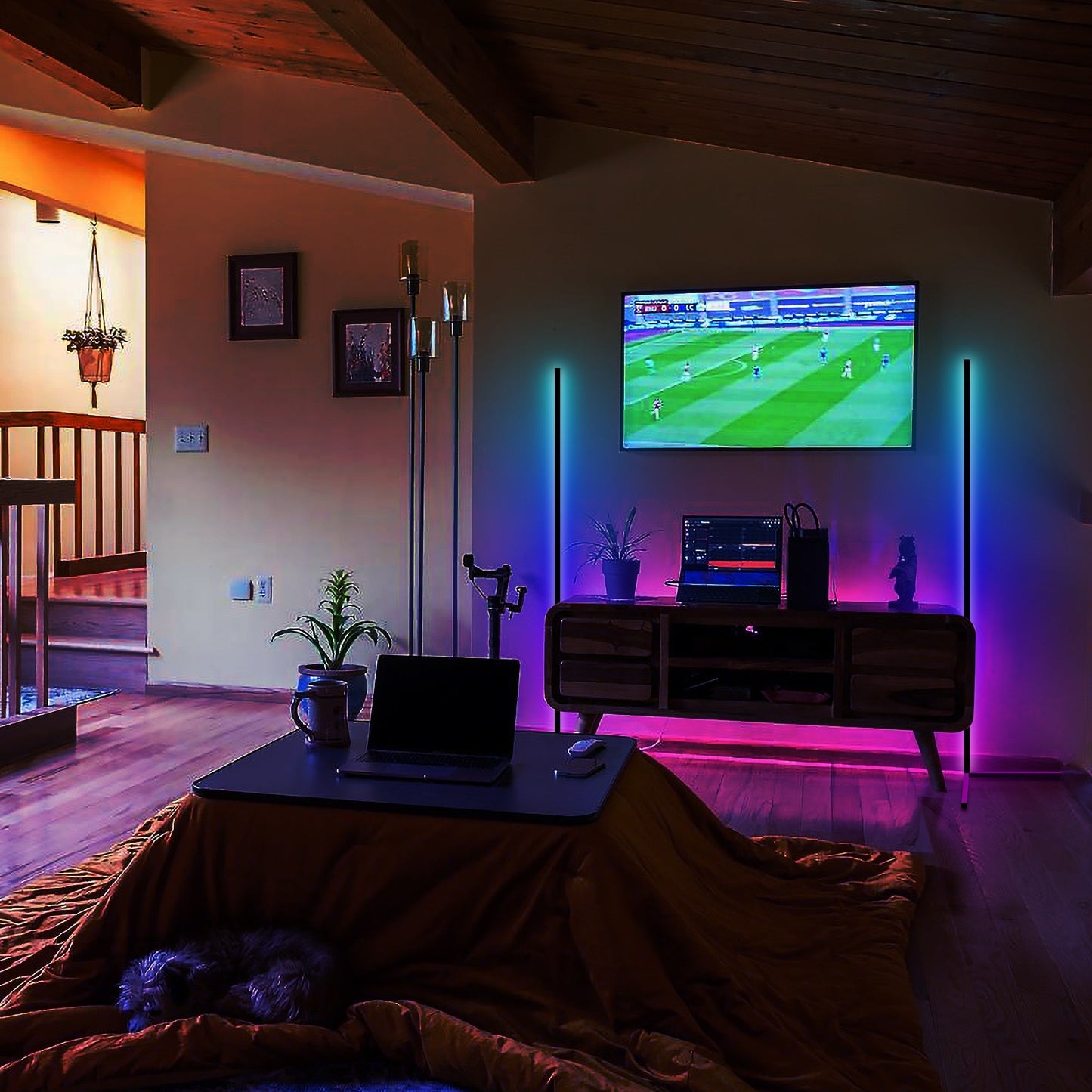 Awneon RGB LED Corner Floor Lamps - Awneon